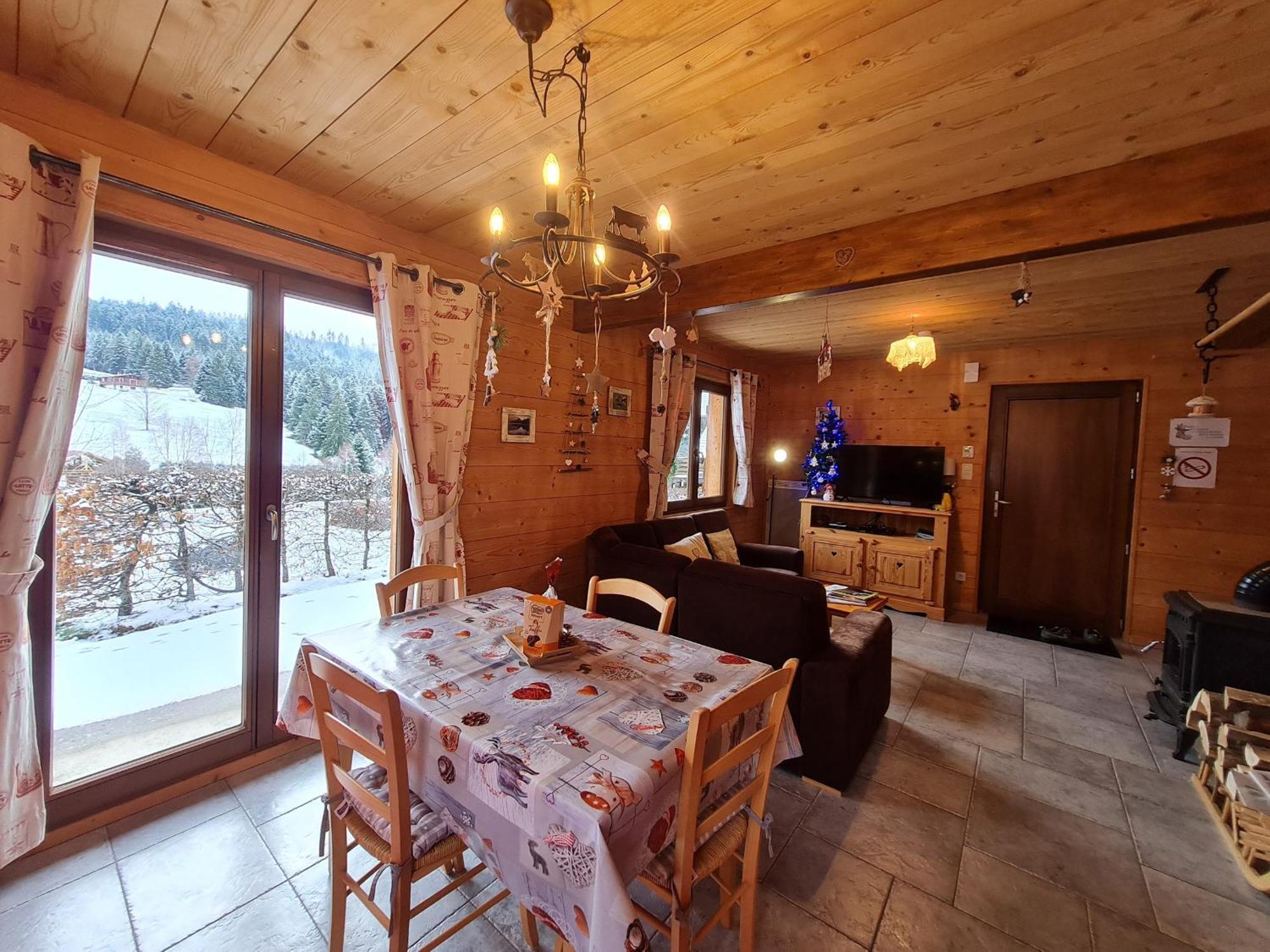 Chalet Chaleureux Face Aux Pistes, Proche Gerardmer, Ideal Pour Famille, Balcon Et Terrasse - Fr-1-589-182 Ban-sur-Meurthe-Clefcy Bagian luar foto